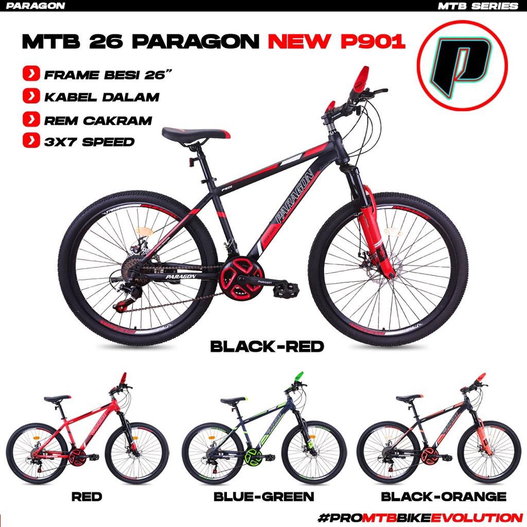 SEPEDA MTB 26" PARAGON P901 NEW 21 SPEED