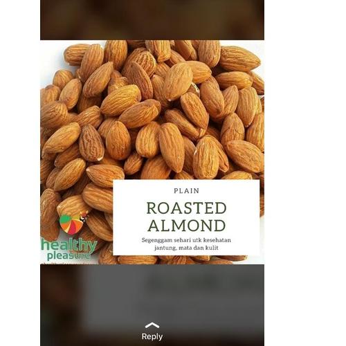 

➴ ROASTED ALMOND PLAIN 300G ☇