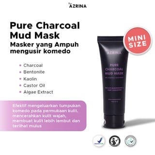 Azrina Pure Charcoal Mud Mask