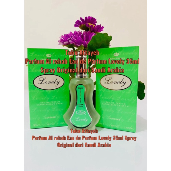 Promo Parfum Al Rehab Lovely 35ml Spray Original Murah