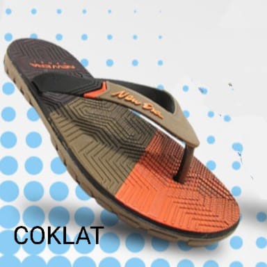 gos NEW ERA MB 99673 PELANGI SANDAL PRIA Sandal Karet Pria Distro Casual Sandal Pria Keren Terbaru murah berkualitas empuk nyaman viral