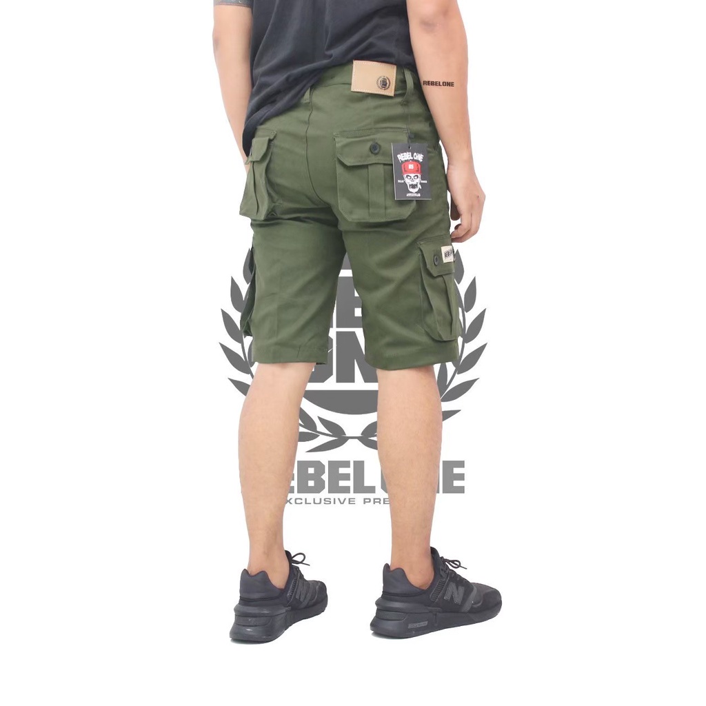 Celana pdl cargo katun twill / clana pendek saku samping / celana cargo premium