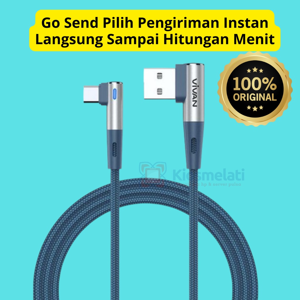 Kabel Data Ori - Kabel usb Vivan BWM100S - Kabel Micro USB Vivan - kabel vivan BWC100S Kabel type C