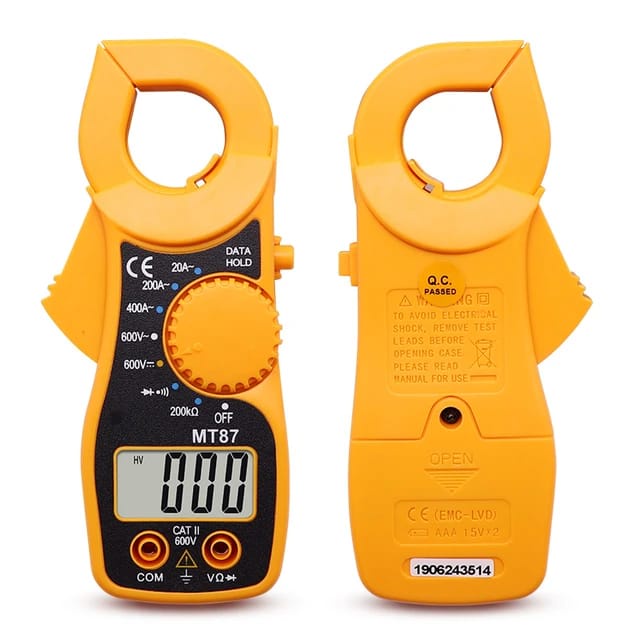 Tang Amper Digital Clamp Meter DT266 Multitester Digital Clamp Meter Tang Amper Digital Alat Ukur Listrik Digital Clamp Multimeter Digital Clamp Multimeter Tang Ampere Digital Multimeter Voltage Tester Clamp