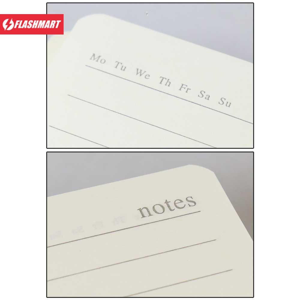 Flashmart Buku Catatan Kerja Notebooks Cover Kulit Kertas A5 - CW-5025