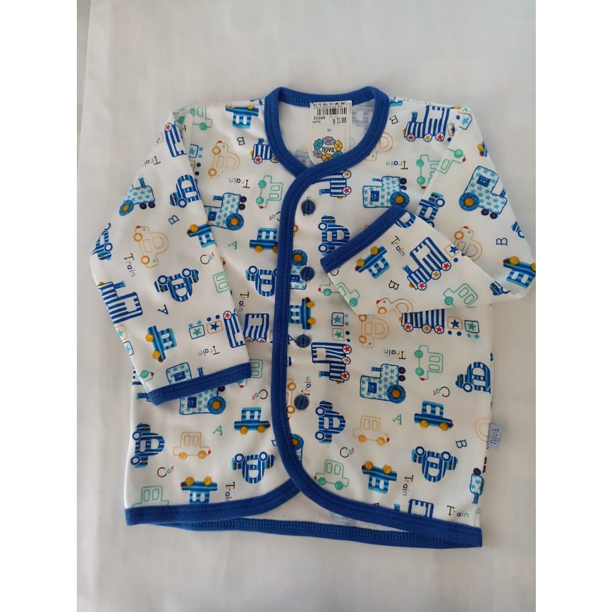 Nova Baju Tangan Panjang Train and Car ABC-M-L