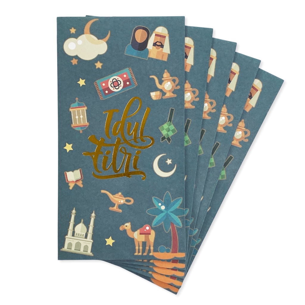 

Scoop Amplop Lebaran / Ramadhan Angpao (5pcs) Premium Tebal Gold 65340201