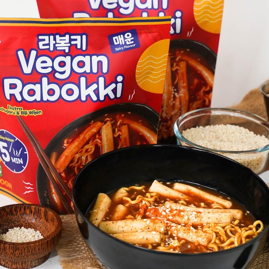 

❊ [VEGAN] RABOKKI ORIGINAL | RAMYEON TOPOKKI ORIGINAL | RAMYEON & KUE BERAS - VEGAN LAND ➻