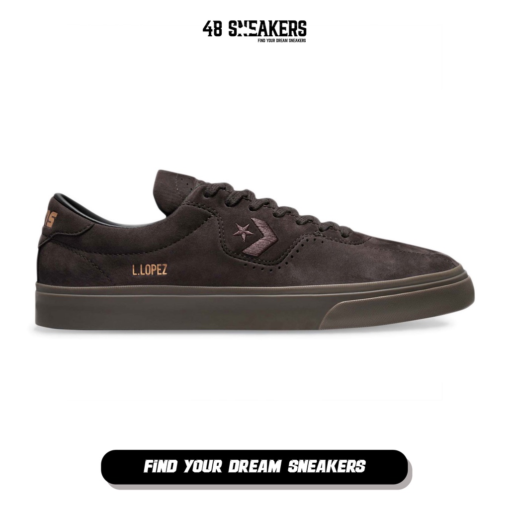 Sepatu Pria Converse Cons Louie Lopez Pro Coffe Nut Gum Brown (172628C) Original