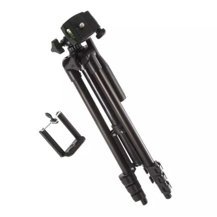 Tripod 3120 Tripod Hp dan kamera universal free holder U dudukan hp dan tas tripod 3120 Hitam tripod 1 meter black edition