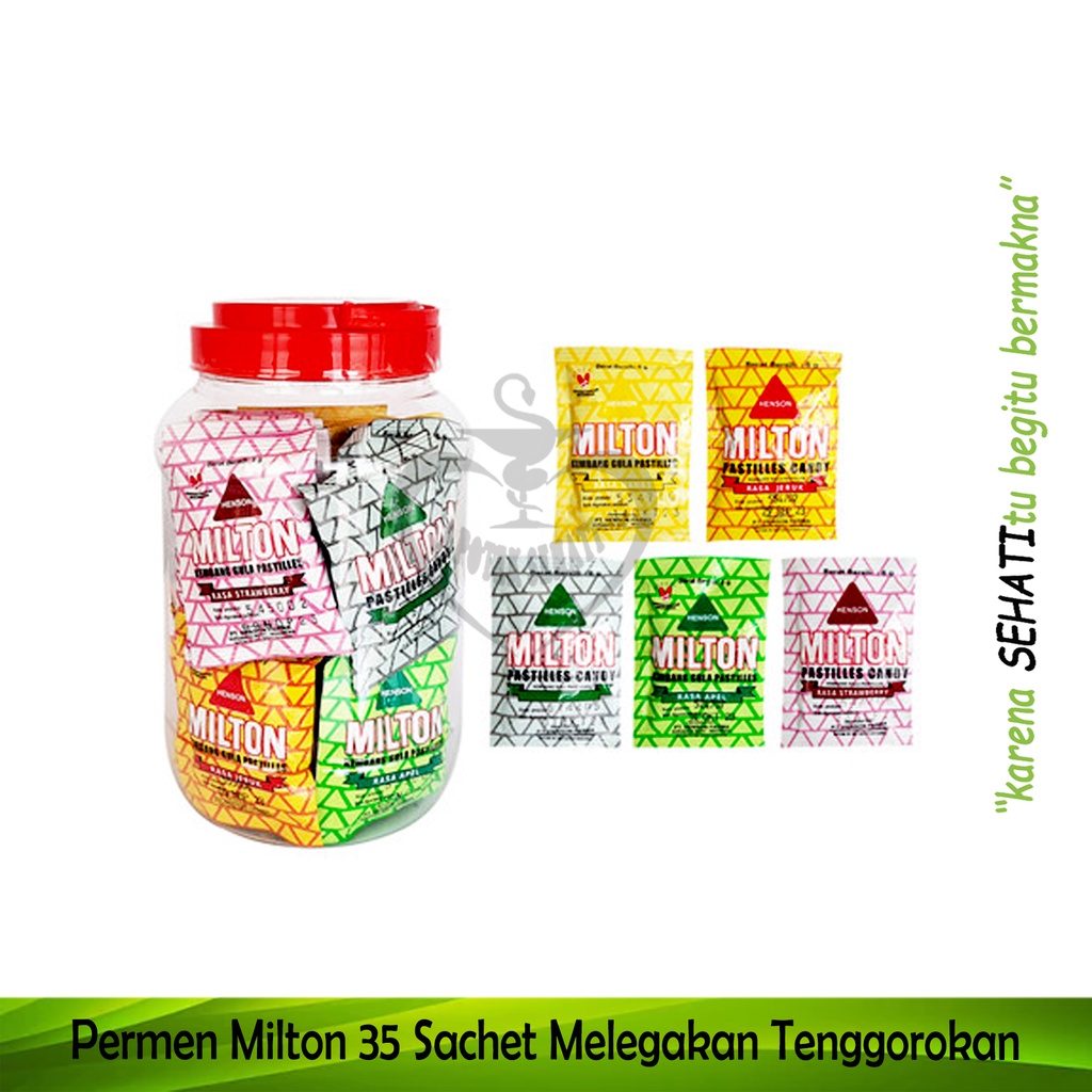 Milton Permen Pastiles Melegakan Tenggorokan Bau Mulut