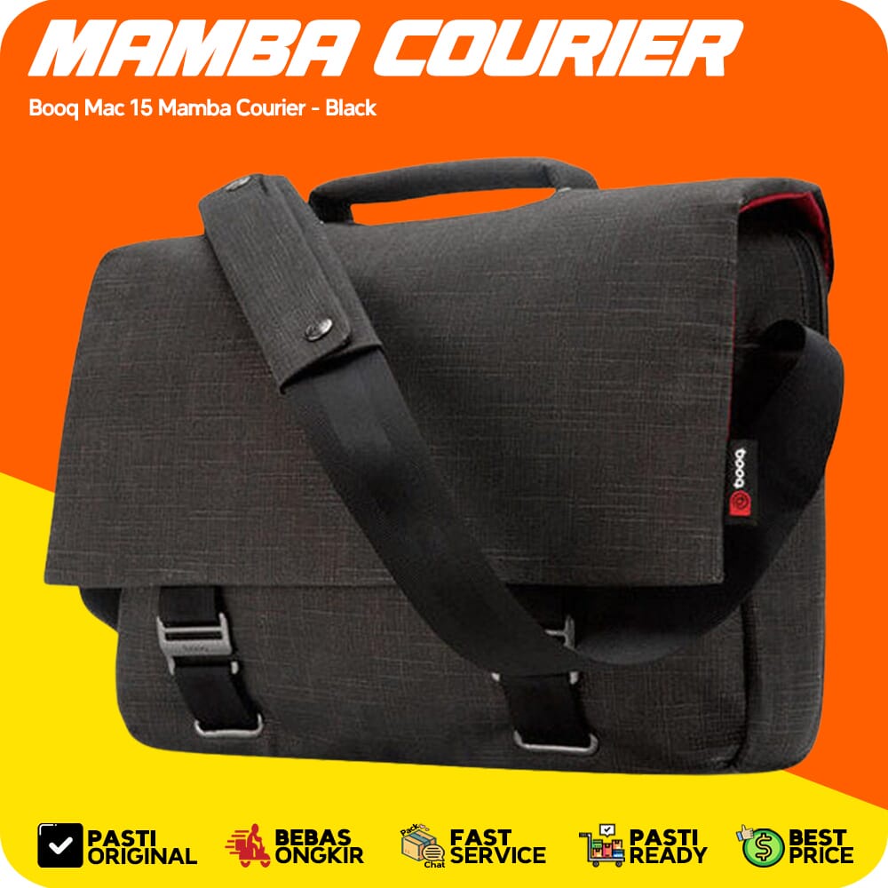 Tas Laptop Balistic Nylon Booq Mac 15 Mamba Courier Black