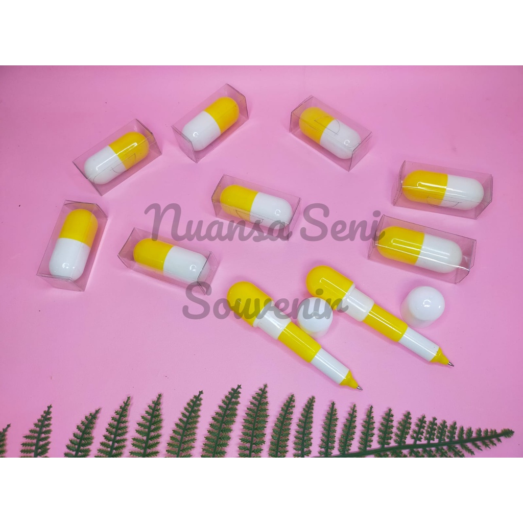 

Pulpen Kapsul Warna Pen Lipat Praktis Portable Souvenir Pulpen