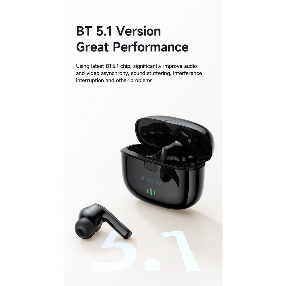 MCDODO HP-7880 Pro - HP-7881 Pro Earphone Bluetooth TWS - Bluetooth 5.1 - Garansi Resmi 6 Bulan