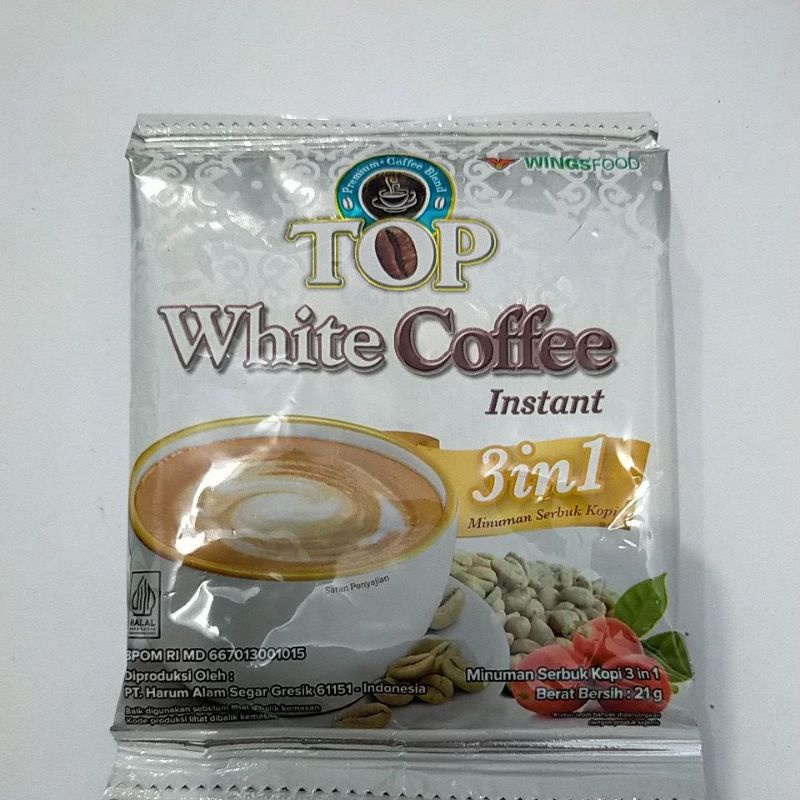 

top kopi white coffe isi 12pcs
