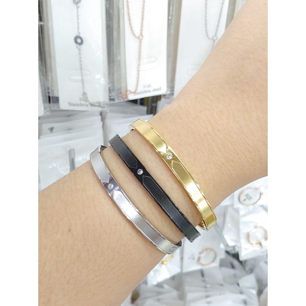 gelang titanium 3 warna anti karat anti luntur