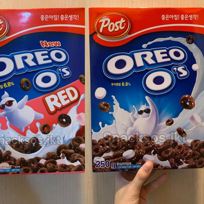 

➢ Post OREO O's Cereal Original / Post Oreo O’s Red with marshmallow 250g-Made In Korea ✬