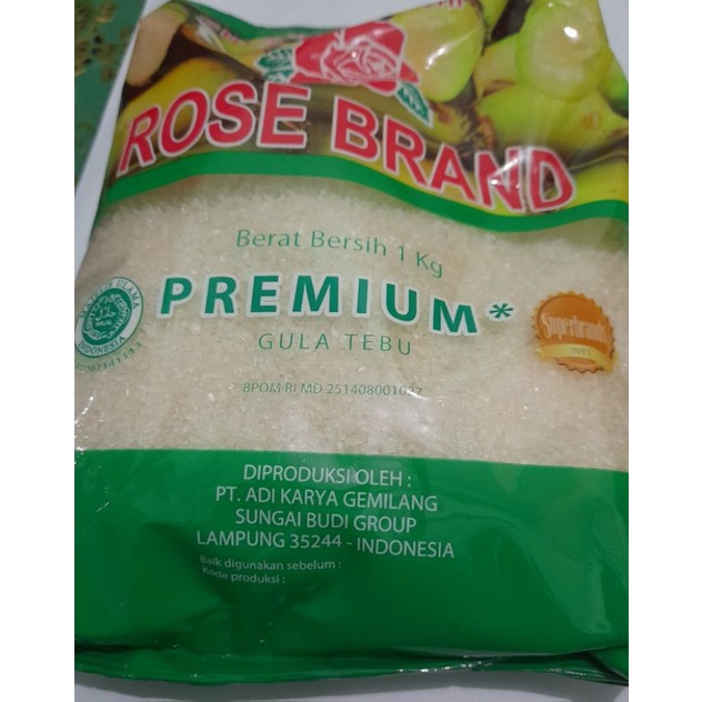 

Gula Pasir Premium Rose Brand 1 Kg