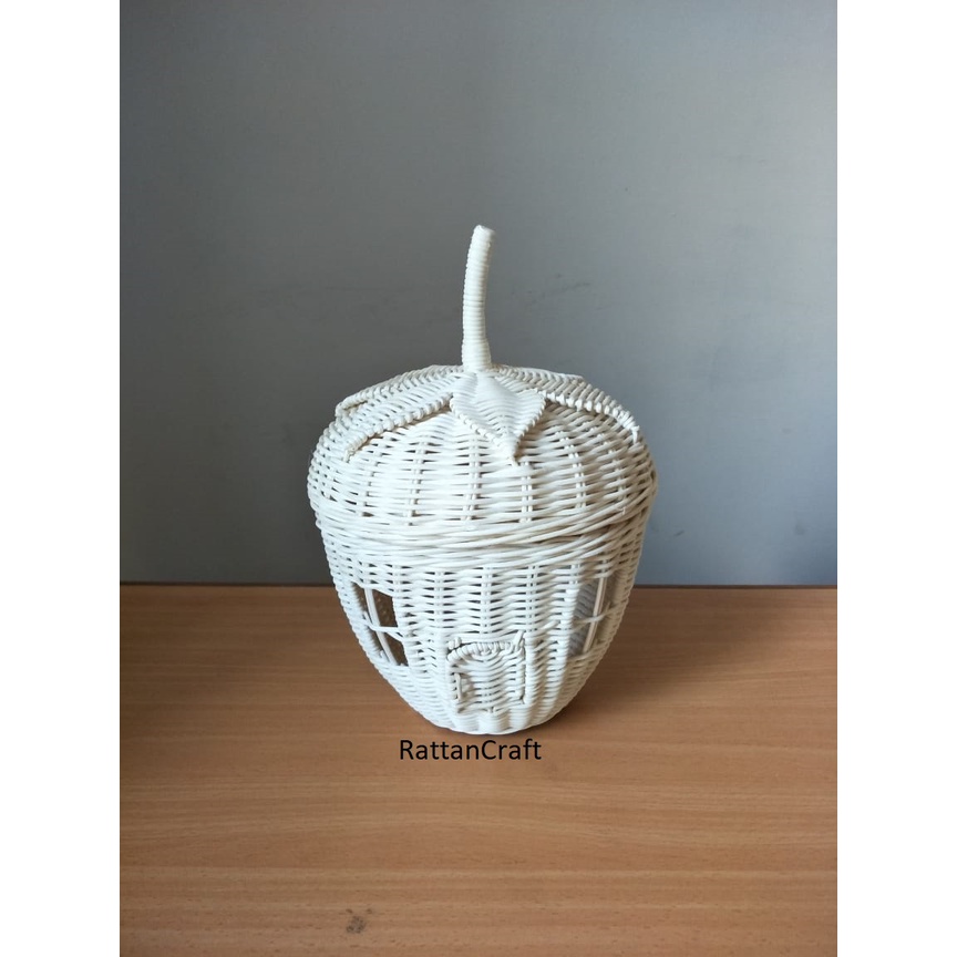 Rotan Rumah Strawberry / Strawberry House / Rattan Toys