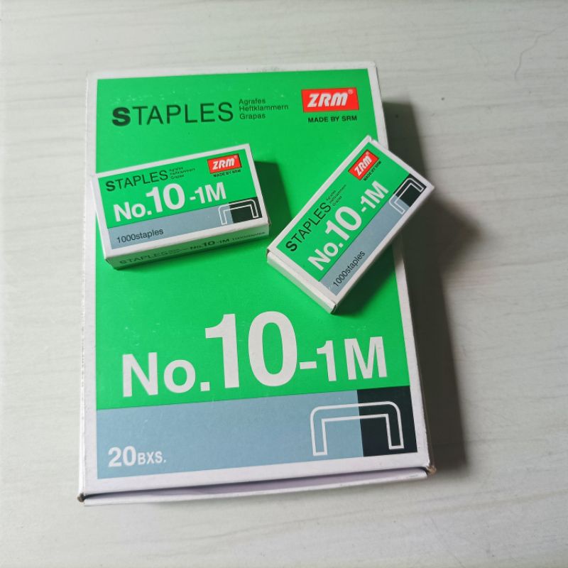 

Isi STAPLES Kecil no..10 ZRM 1pak isi 20bks Murah