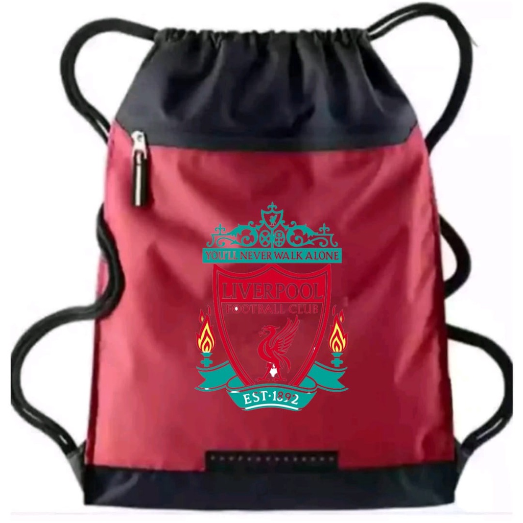 Tas Serut travel olahraga Gymsack Anti Air Liverpol - Tas travel Serut Waterproof selempang Pria Wanita