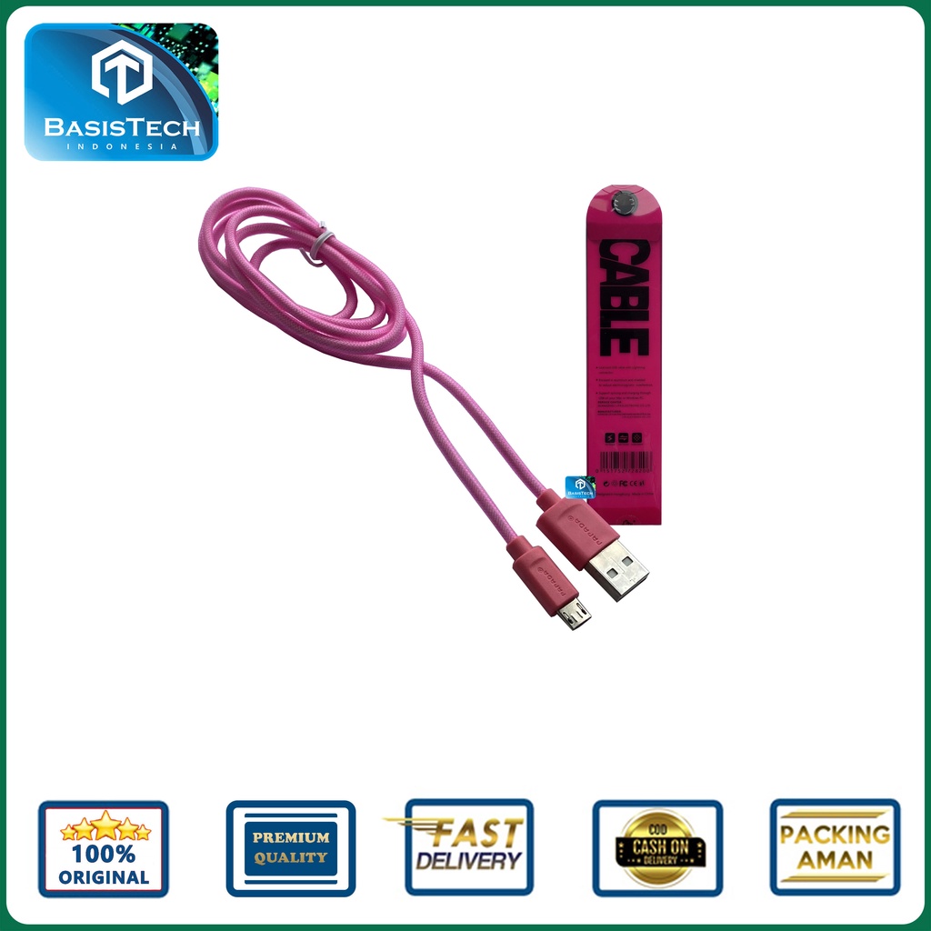 KABEL CHARGER MICRO USB V8 SPEED DATA CABLE PAPADA PA-03 V8