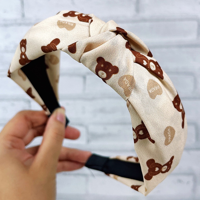 bando ikat korea impor fashion mengikat wanita kain bandana  liar headband hair aksesoris sederhana aksesoris