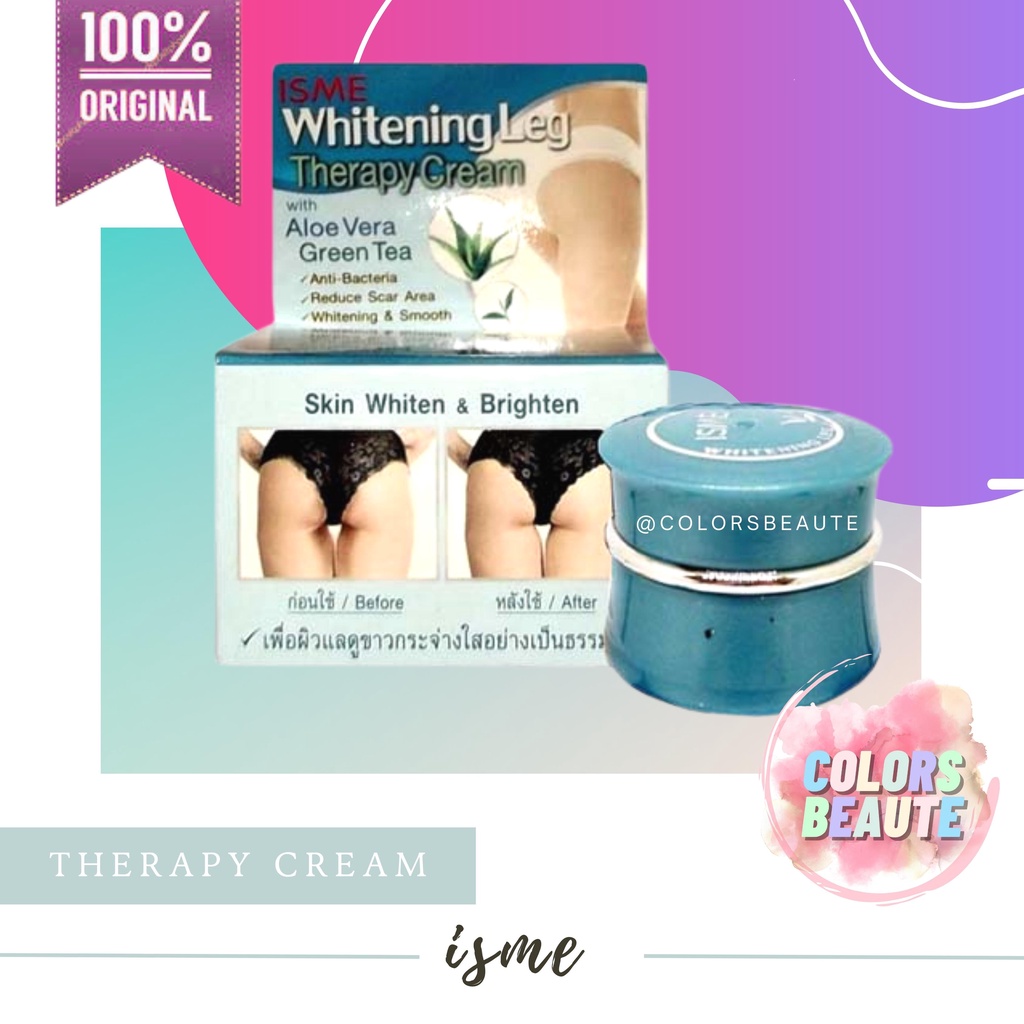 ISME Whitening Leg Therapy Cream / cream dark spot / krim pemutih daerah hitam