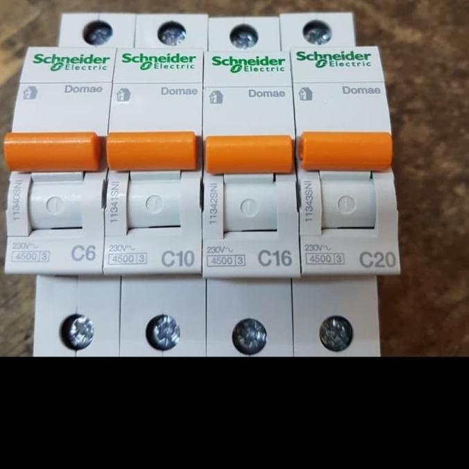 mcb schneider 6a 10a 16a 20a/mcb /sekring/listrik/kabel/sneider