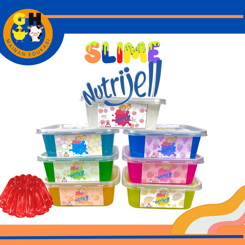 Nutrijell Jigly Slime By GHEduPlay FREE ACTIVATOR Clear Slime || Slime Murah || Slime Bagus || Slime Premium