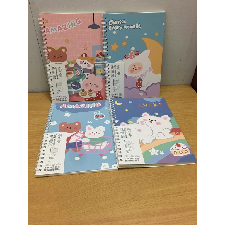 

notebook spiral/buku catatan cantik A5 6525-43 143x205mm