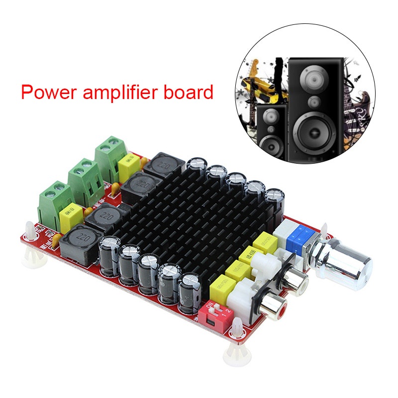 xh-m510 TDA7498 2x100W Papan Amplifier Digital High Power untuk Mobil