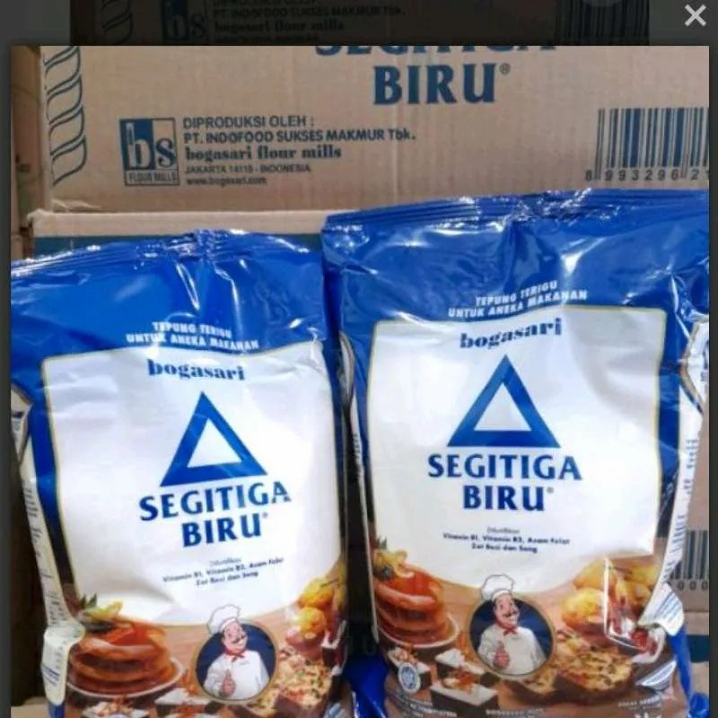 

Tepung Terigu Segitiga Premium [1 Kg / 12 pcs / 1 Karton]