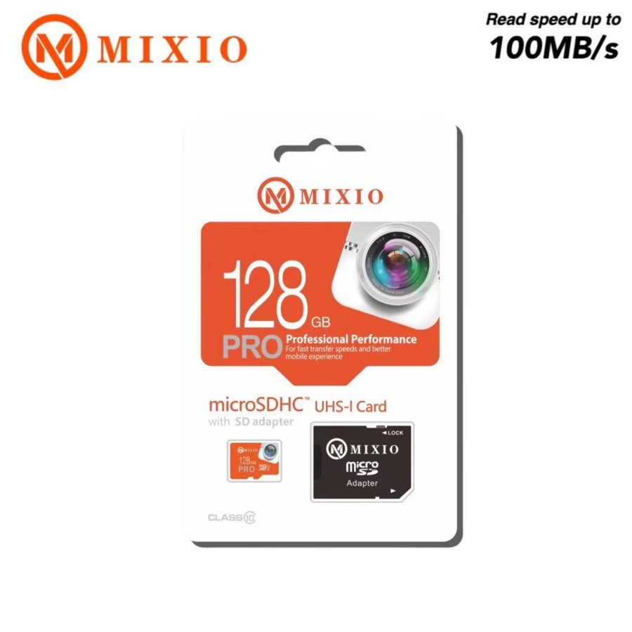 MIXIO ULTRA MICROSD 128GB 100MB/S CLASS 10 - MICRO SD 128 GB 100 MBPS