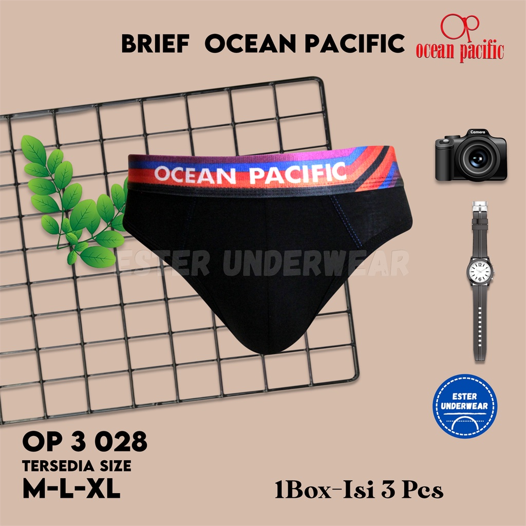 CD Pria RAINBOW OCEAN PACIFIC OP 028 ISI 3PCS