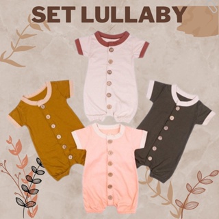 Jumper Lullaby Bayi 0-2 Tahun | Playsuit Button Romper Baju Anak Bayi