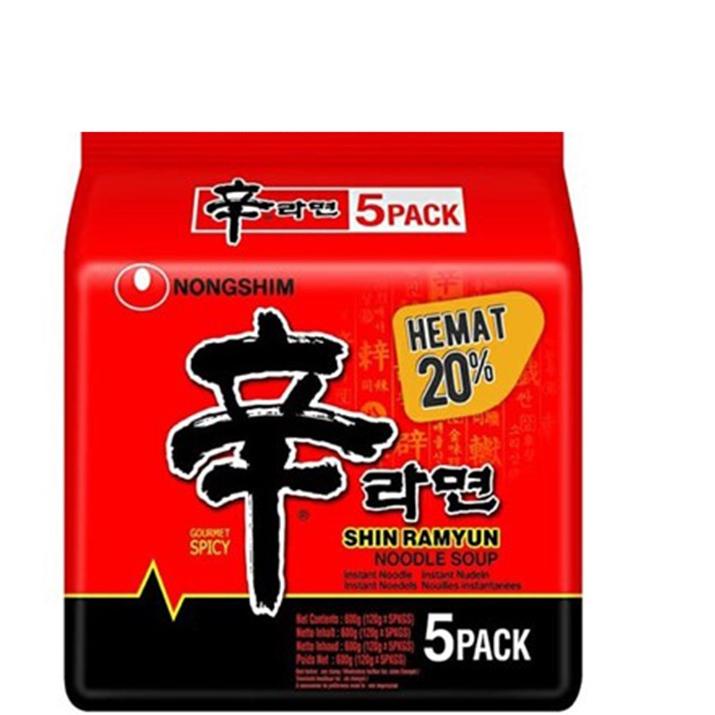 

♪ Shin Ramyun Mushroom Mie Instan 5 x 120 gr ➻