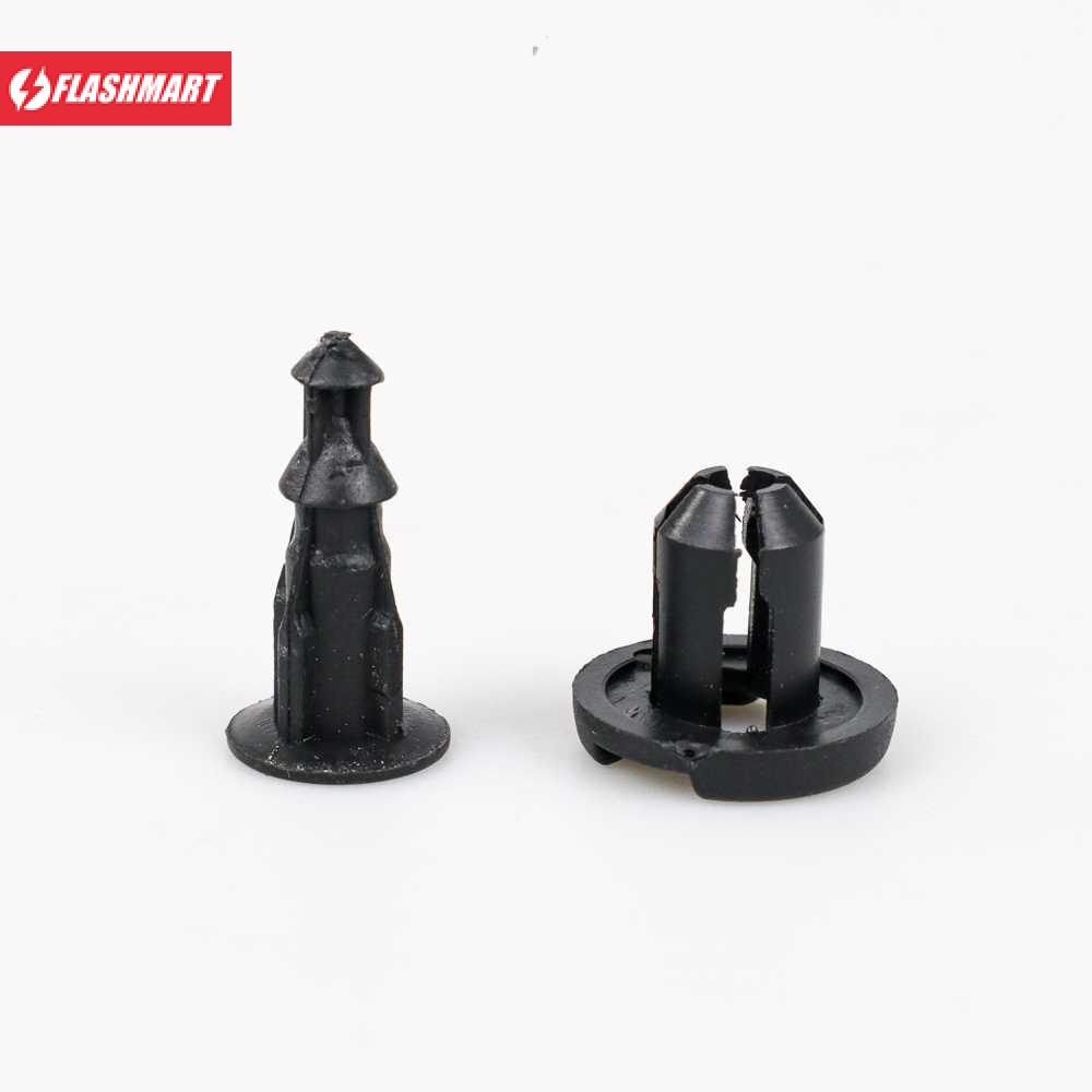 Flashmart Klip Kancing Plastic Car Buckle Rivet 20 x 10 mm 50 PCS - 1113