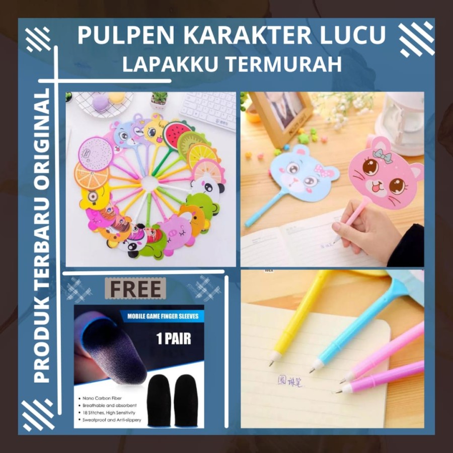 

PULPEN KARAKTER 3 PCS NEW MURAH / PULPEN MURAH BANGET