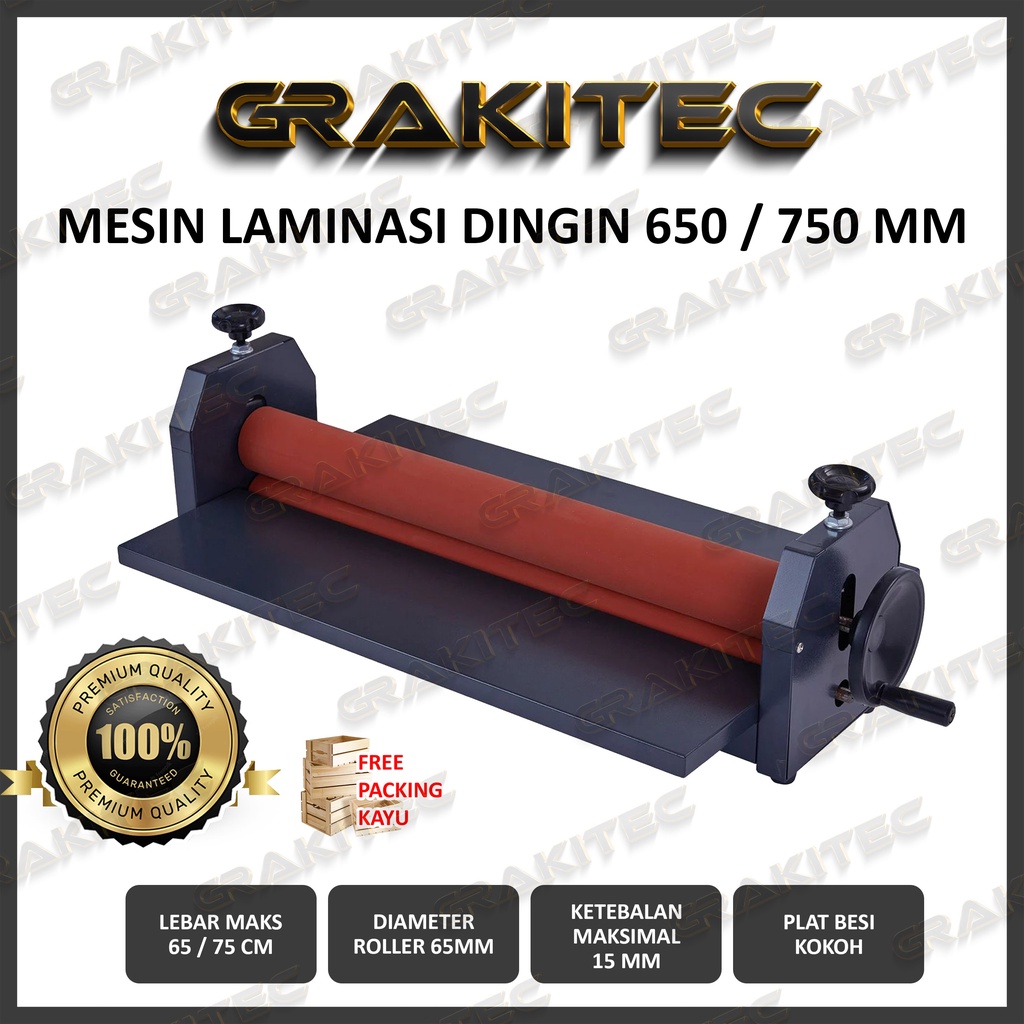 MESIN LAMINATING DINGIN 650 MM / 750 MM / LAMINASI DINGIN 650 MM / 750 MM