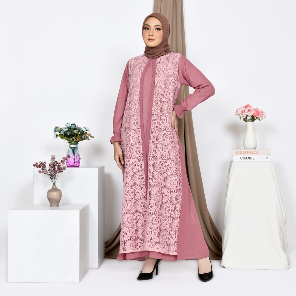 Gamis Lebaran  Havana jumbo ld 140 pj 140 bahan cerutybabydoll armany  / Gamis Tulle Realpict / Gamis Modern / Gamis Terbaru / Gamis Pesta / Gamis Kondangan / Gamis Seragam / Gamis mewah