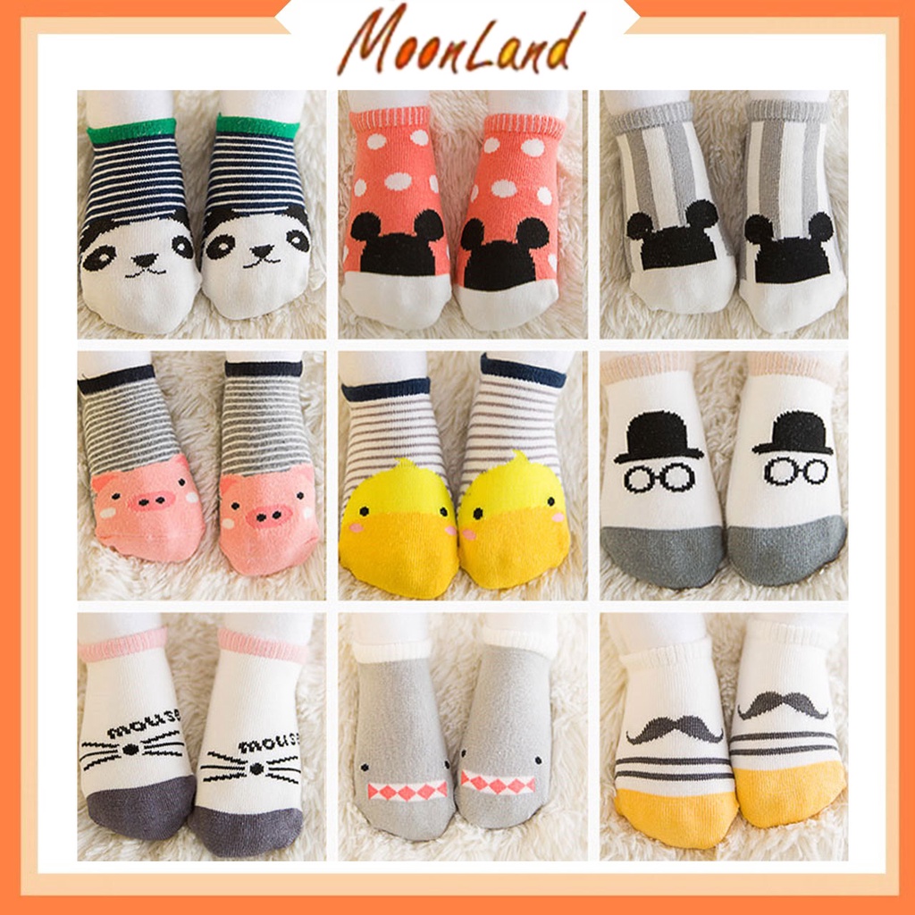 Kaos kaki Anak bayi anti slip Kaus kaki Cute Animal Baby Sock BB06