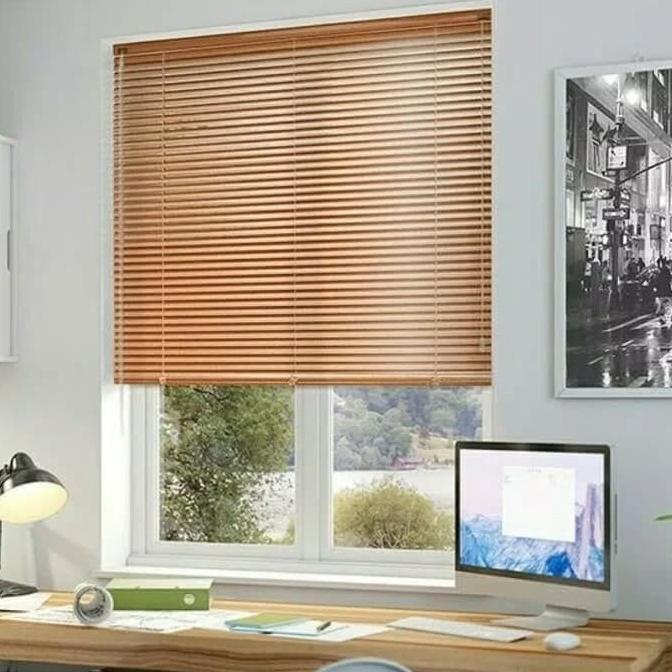 Kris venetian tirai plastik pvc gulung / blind roller uk 60 x 180 cm