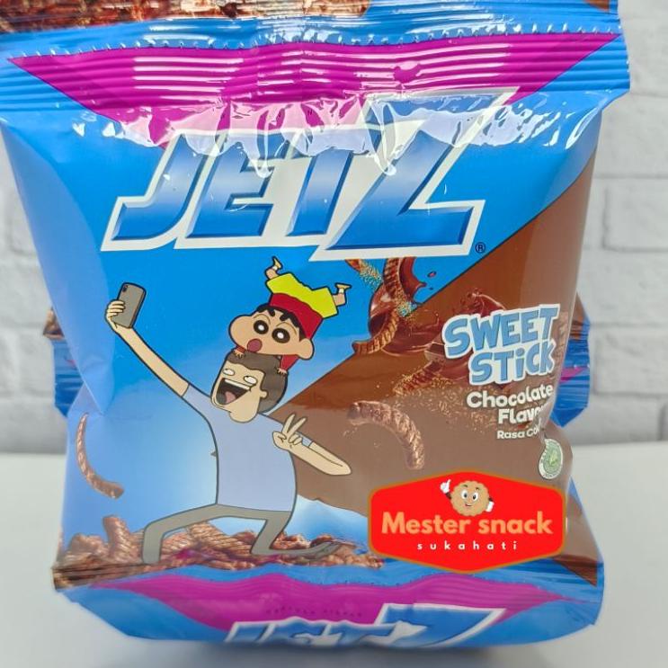 

Dijual Jetz Sweet Chocolate | Jetz Coklat | Jetz Kentang | Chiki Kiloan | Snack Chiki