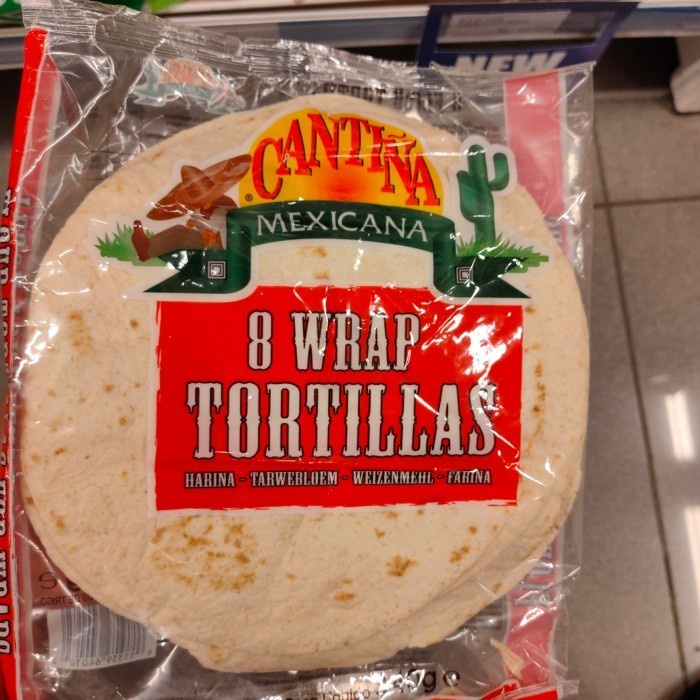 

cantina wrap tortilas tortilla 8s 340gr