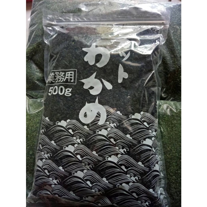 

Cut Wakame rumput laut kering 500gram