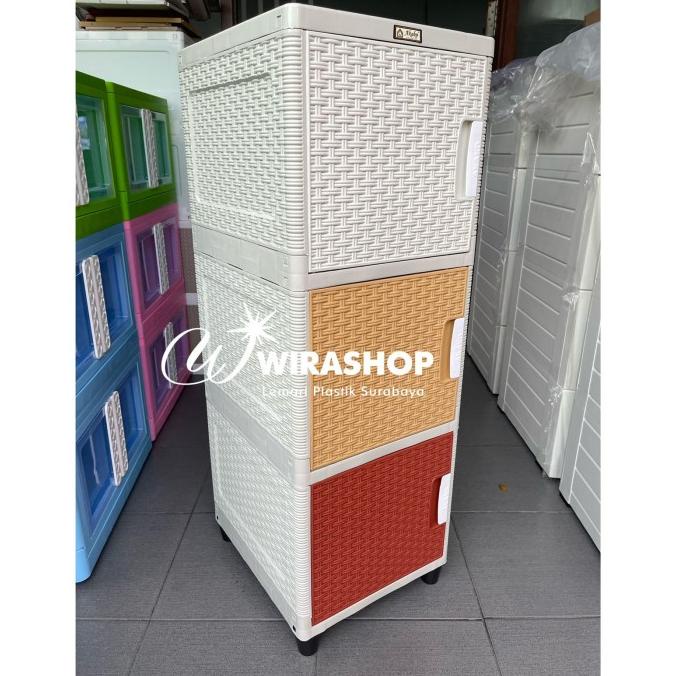 Lemari Plastik Akako Swing Susun 3