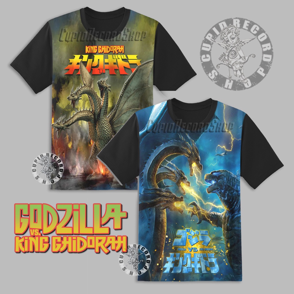 Baju Ghidorah Kaos Anime Anak Laki Laki Ghidora Monster 3D