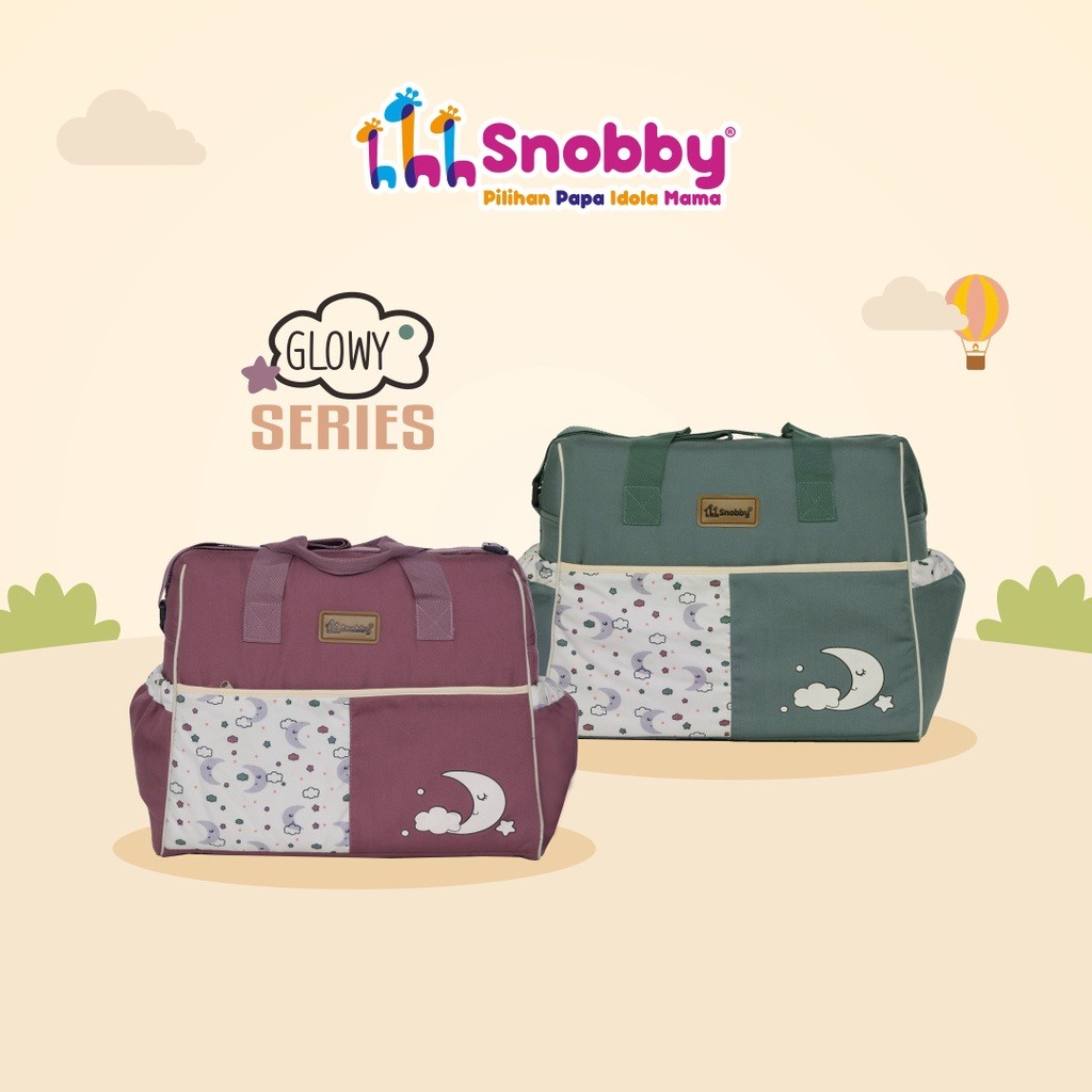 Snobby SBT7271 Tas Bayi Besar Glowy Series - Tas Perlengkapan Bayi