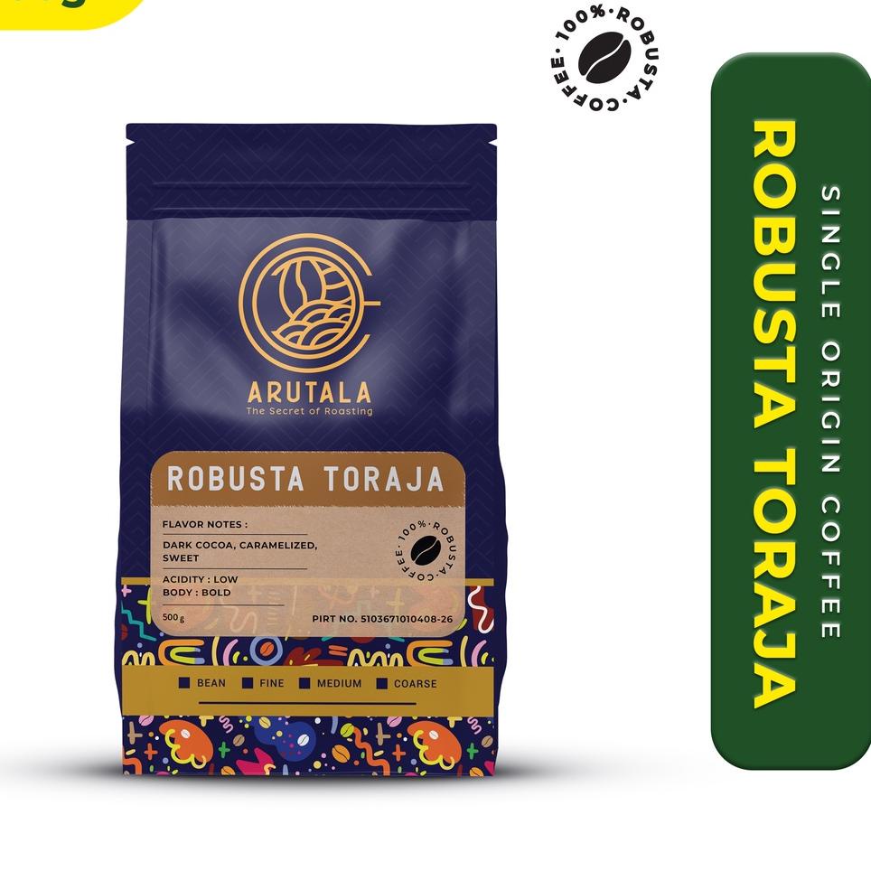 

♙ ARUTALA Kopi Toraja Rantebua Robusta Coffee 500 Gram ☁